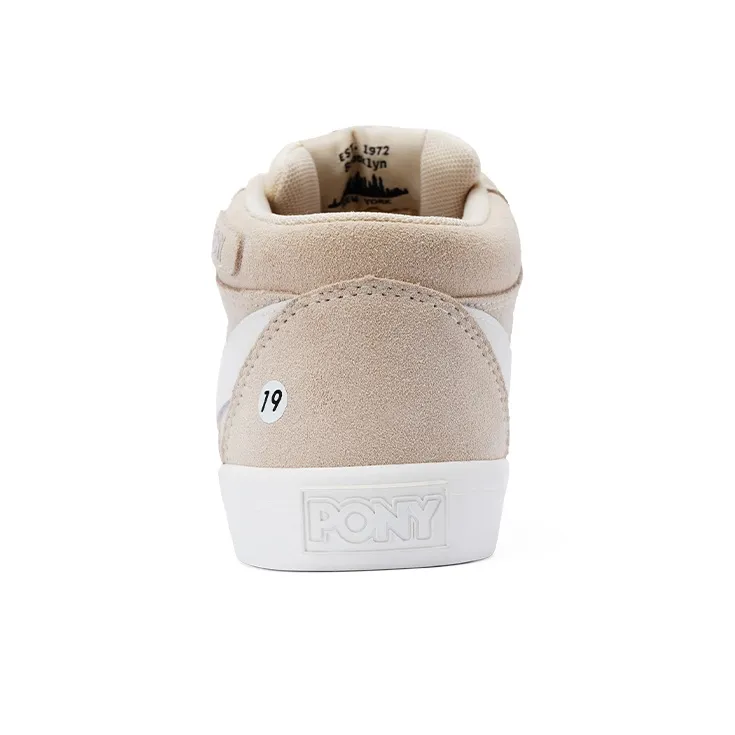 PONY ATOP Low Top Skateboard Shoes Unisex Ecru-3