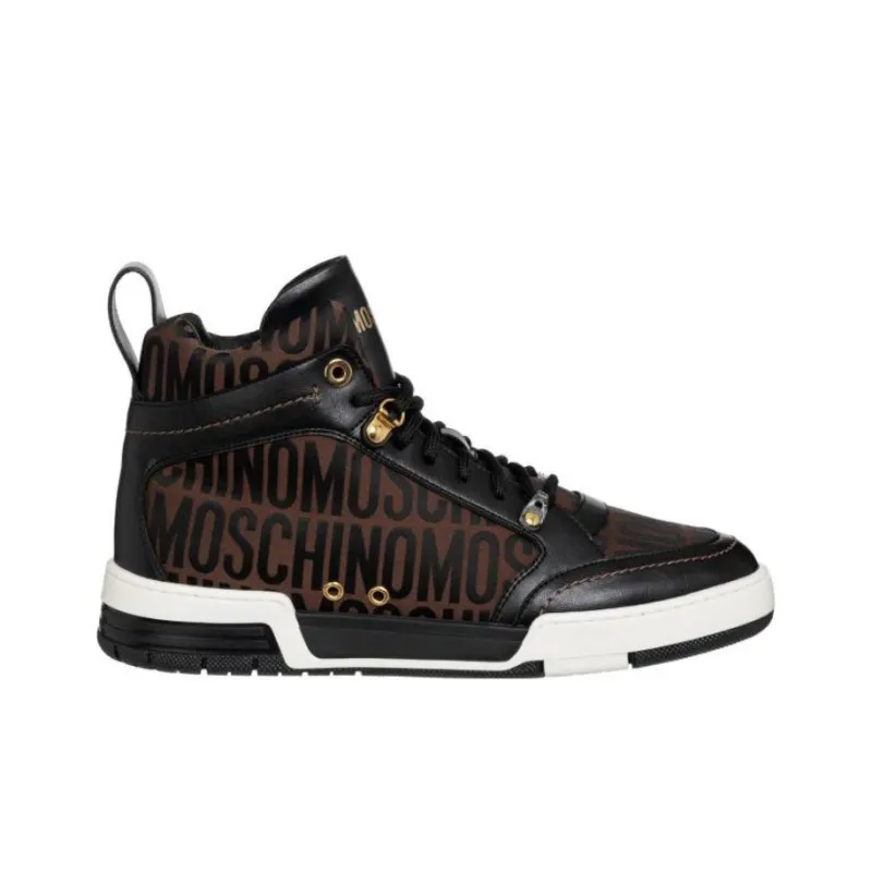 MOSCHINO Logo-print Low-top Sneakers-1