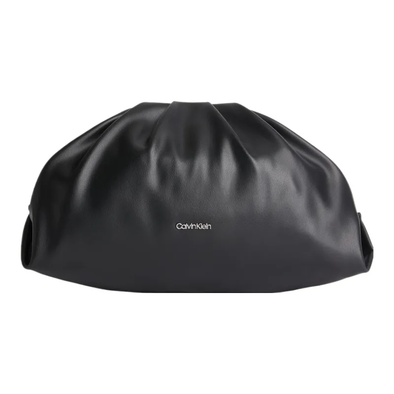 CALVIN KLEIN Polyester Cloud Bag Clutch Women's Black-0