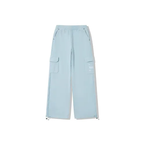 Pleasures X LiNing Knitted Sweatpants Women's Forget-Me-Not Blue