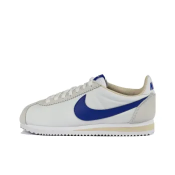 Nike Durable Breathable Low Top Running Shoes Unisex White Blue