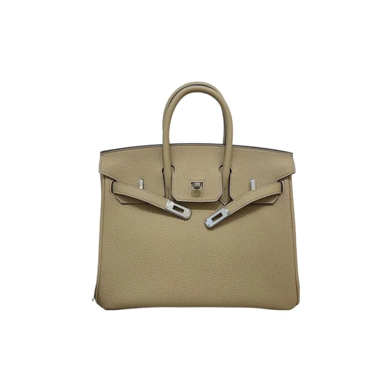 HERMES Birkin Togo Calfskin Birkin Bag Handbags Women's Trench Coats Gray Lining & Rhododendron Red-2