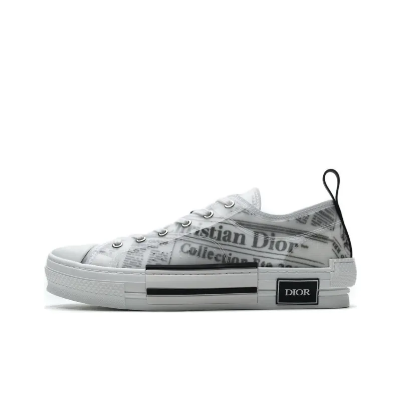 DIOR B23 Low Top Daniel Asham Newspaper-0