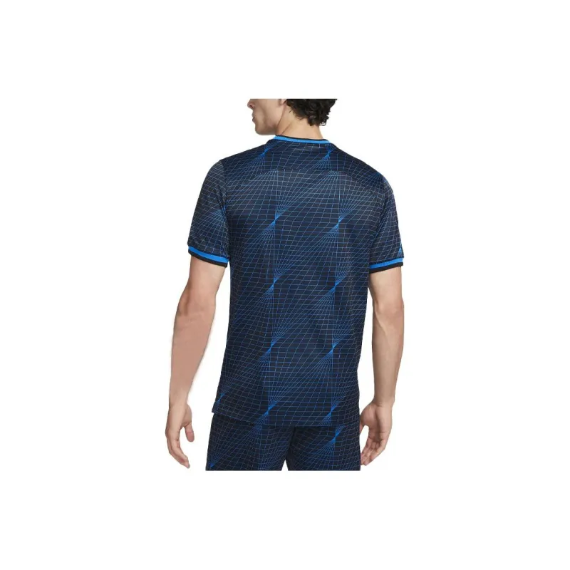 Nike Dri Fit Soccer Jerseys Men Blue-1