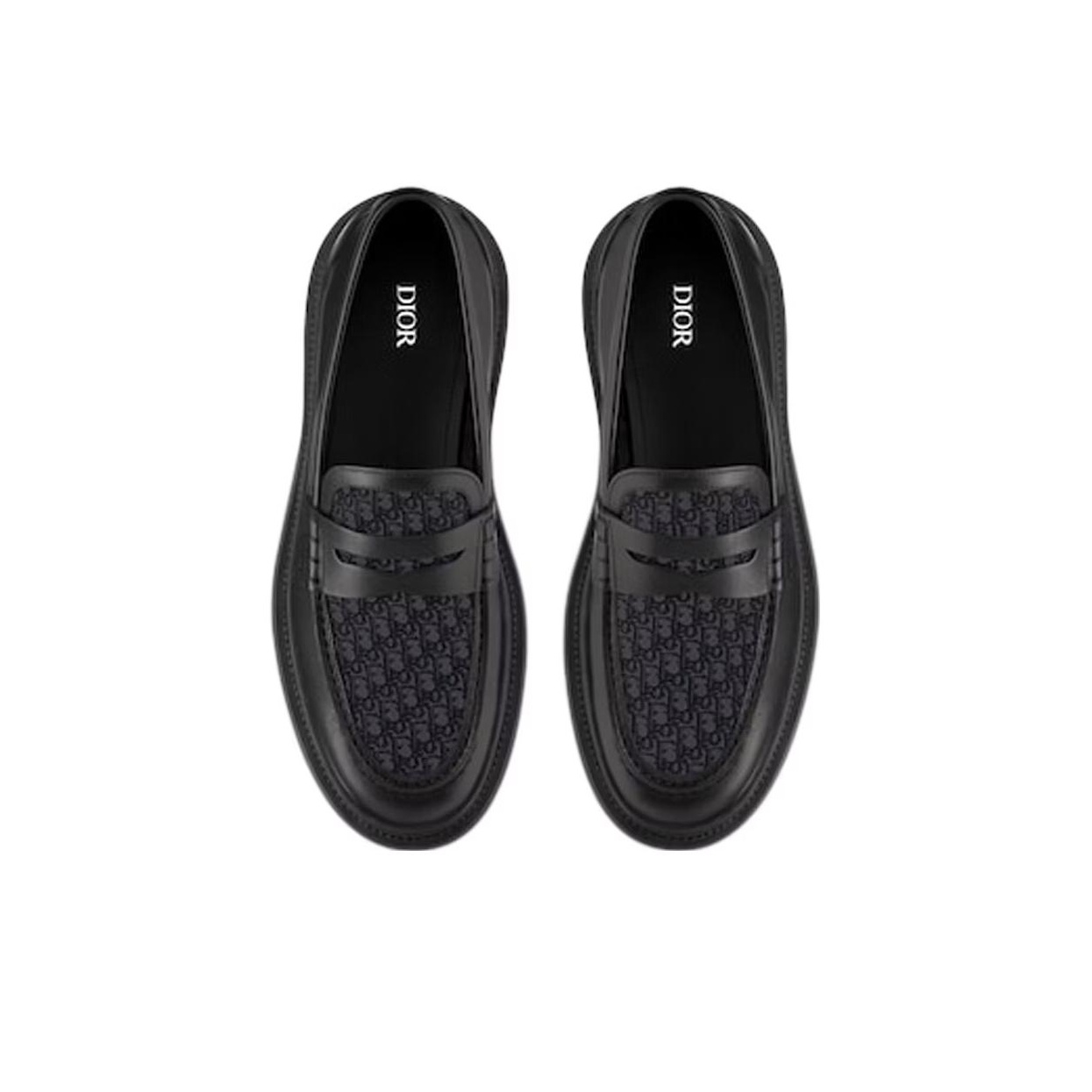 Dior oblique loafers sale