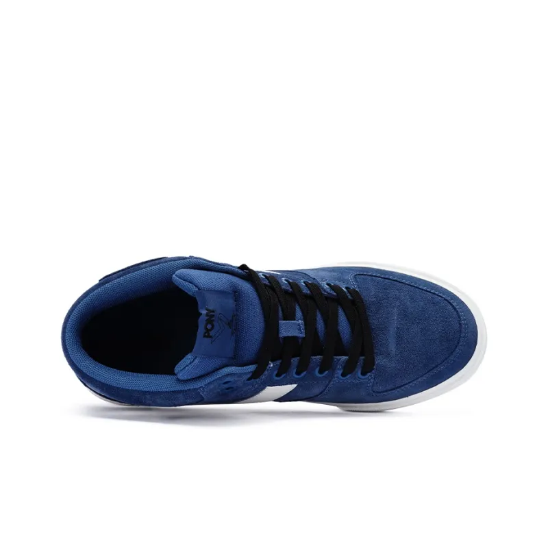 PONY Atop Coverage Slip Resistant Cushioning Abrasion Resistant Breathable Low Top Skateboard Shoes Men's Deep Sea Blue-3