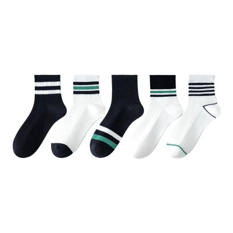MIIOW SS23 Mid Calf Socks Men's 5 Pack-3