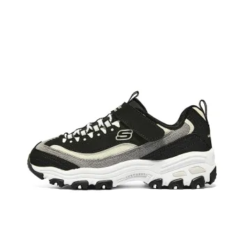 Skechers D'lites 1.0 Marathon Running Shoes 'Black Grey Beige' Women's