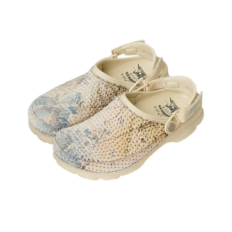 Levis/ X PROLETA RE ART x Crocs Wrap-toe Slippers Unisex Beige-0