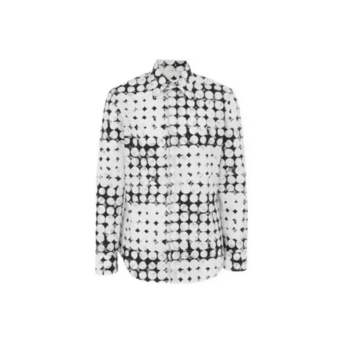 Maison Margiela Shirts Men Black/White Polka Dot