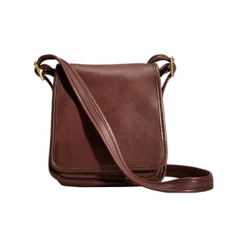COACH Legacy Leather Shoulder Bag, Crossbody Bag Medium Size Men's Brown
