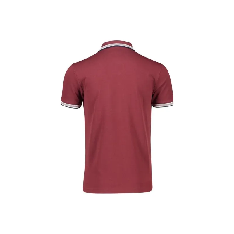 HUGO BOSS Polo Shirts Men Deep Red-1