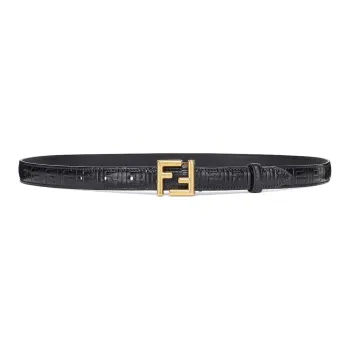 FENDI Ff Logo Plaque Belt