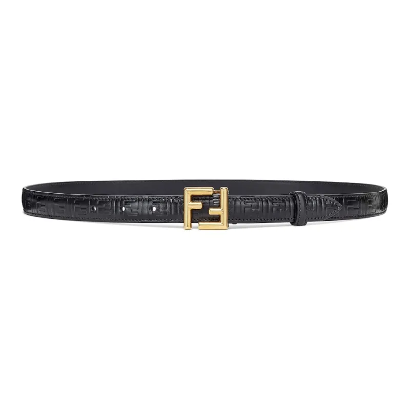 FENDI Ff Logo Plaque Belt-0