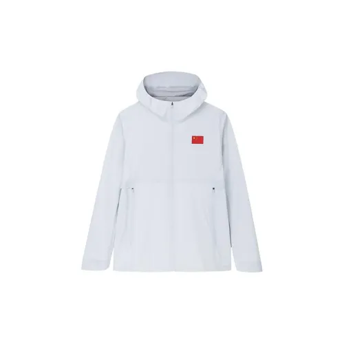 ANTA All-weather Windbreaker Jackets Men Papyrus White