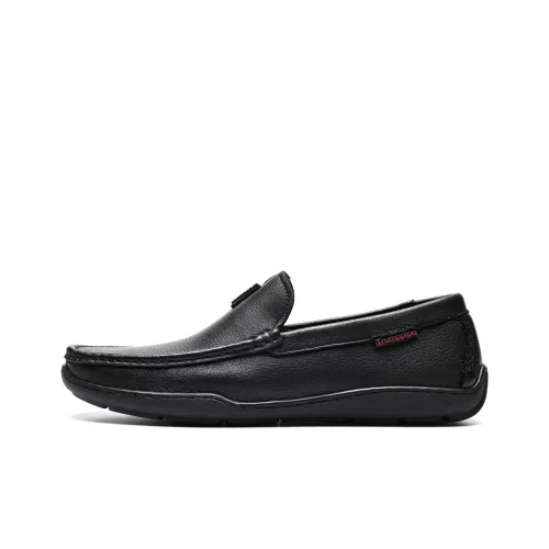 TRUMPPIPE Men's Casual Shoes Men Low-Top Black