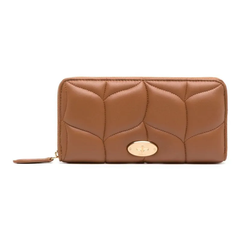 Mulberry Nappa Leather Wallet Women's Brown-0