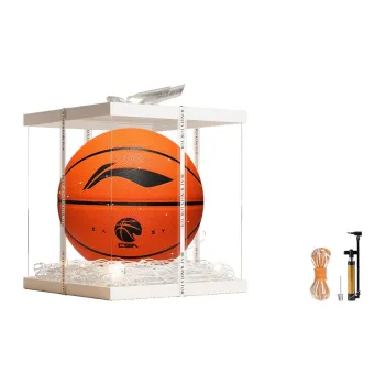 LiNing CBA Collection PU Basketball Orange Size 7 Ball Training Unisex