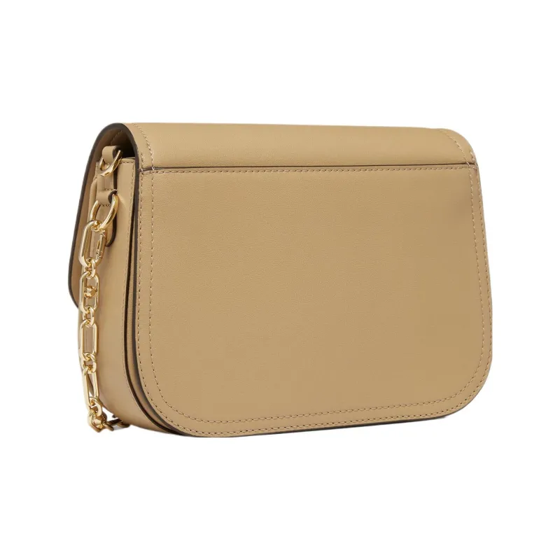MICHAEL KORS PARKER Cow Leather Handbag, Shoulder Bag, Crossbody Bag Medium Size Women's Camel-1