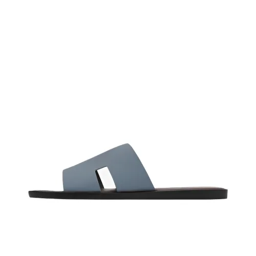 HERMES Slide Slippers Men Blue