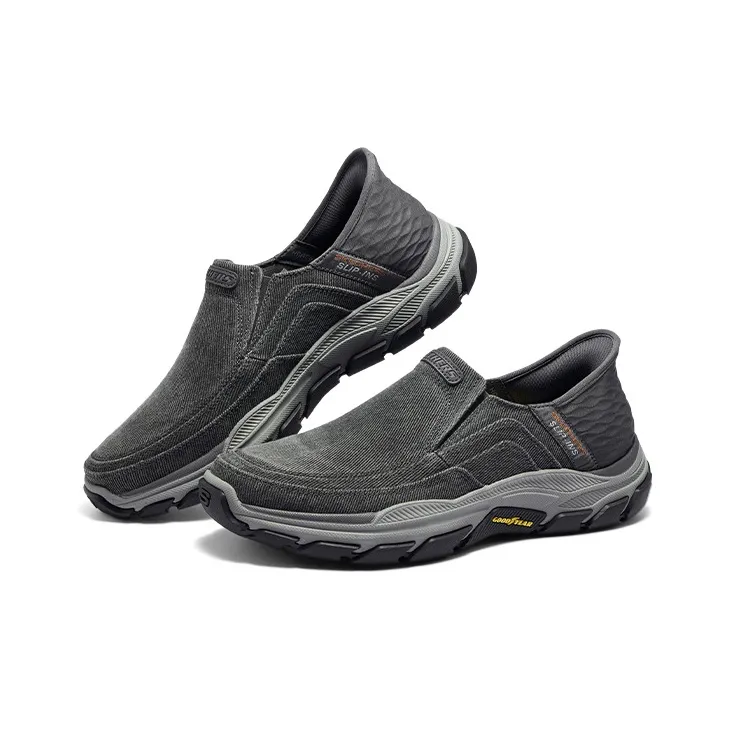 Skechers Slip Ins Men's Casual Shoes Men's Charcoal Gray-2