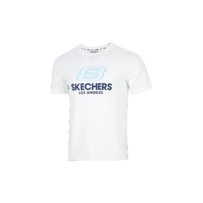 Skechers T Shirt Unisex Marshmallow White-2