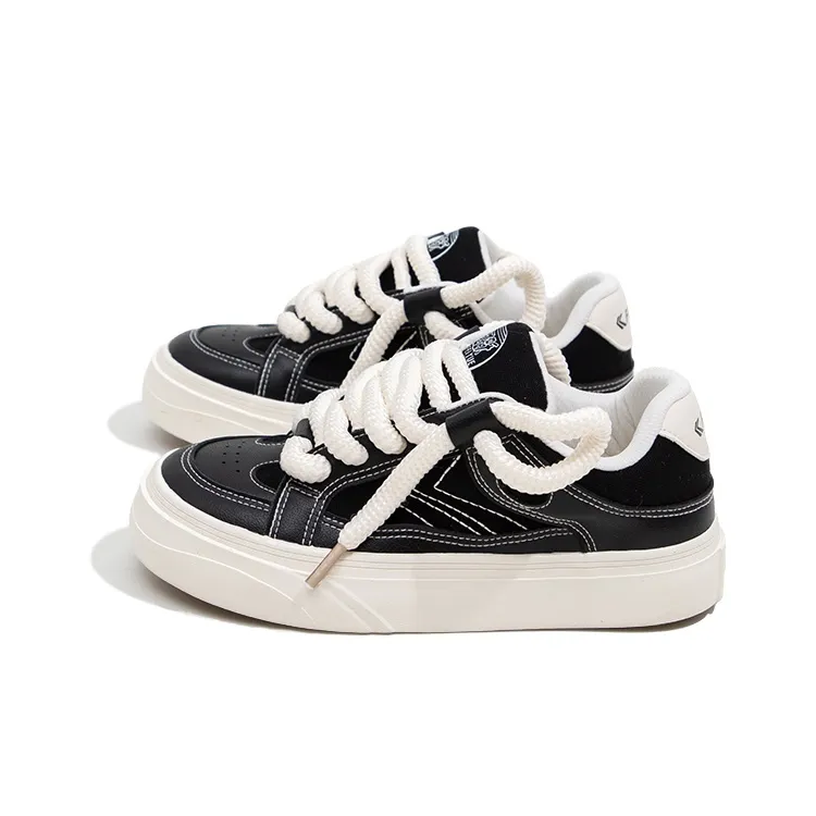 Feiyue Low-Top Skateboard Shoes Women's Black-2