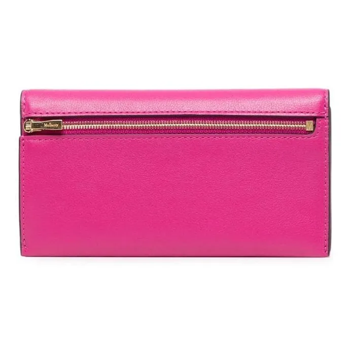 Mulberry Leather Wallet Regular Women's Mulberry Pink-1