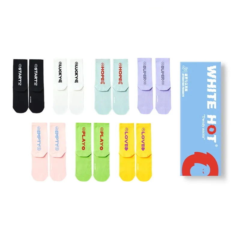 WHITE HOT Stocking All Multicolor-7
