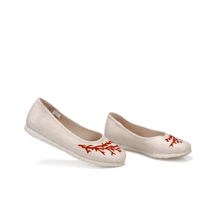 Neiliansheng Casual Single Shoes Women's Beige-1