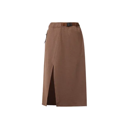 Nike Women'ss High-Waisted Skirt Brown