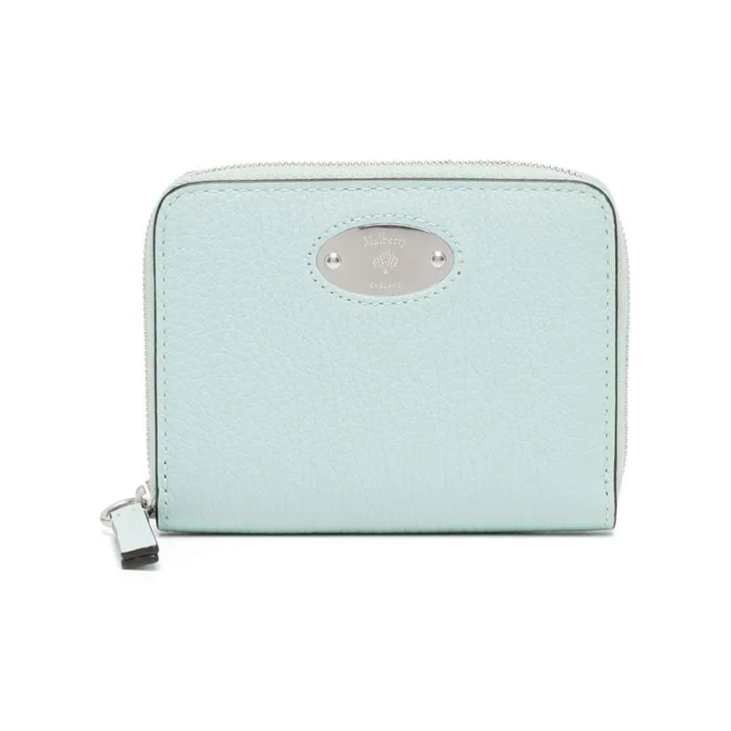 Mulberry Leather Wallet Women's Mint Green-0