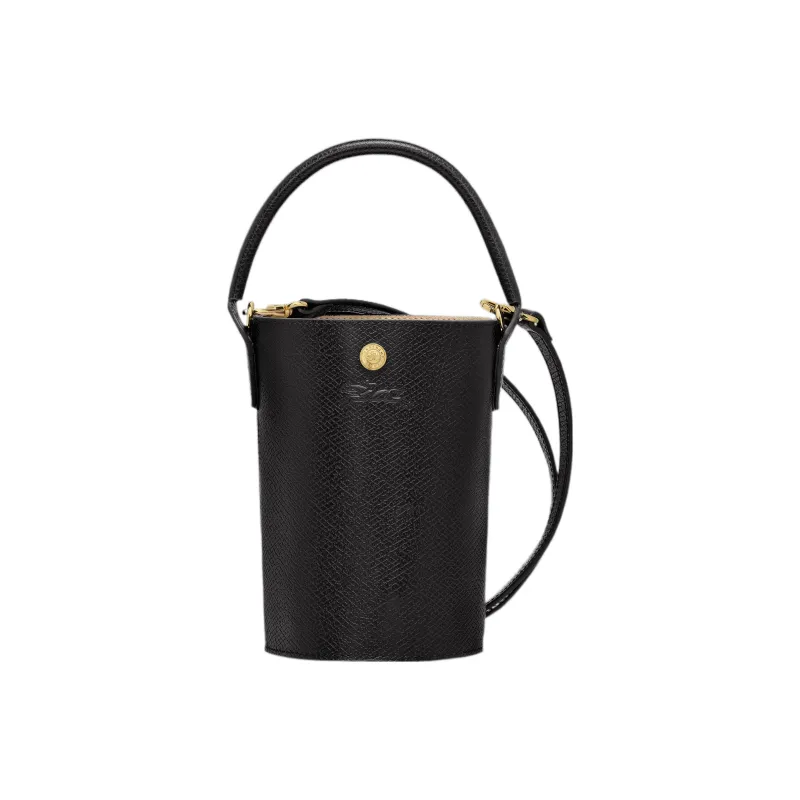 LONGCHAMP Épure Cow Leather Bucket Bag, Handbag, Shoulder Bag, Crossbody Bag Extra Small Women's Black-2