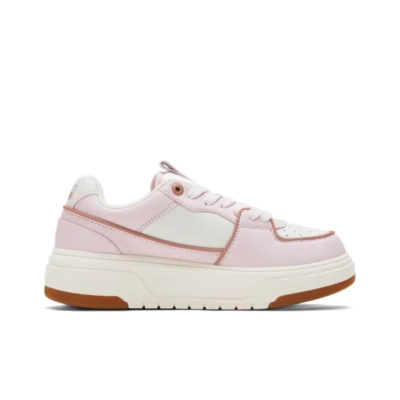 MLB Chunky Liner Bare Eyes 3D Low Top Skateboard Shoes Unisex Pink-1
