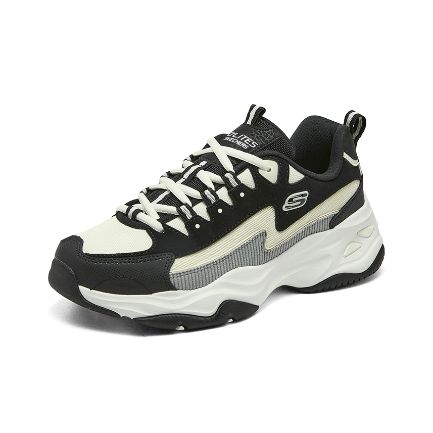 latte様4 Skechers D'Lites 4.0 Shoes 'Black Beige Green' Black/Beige