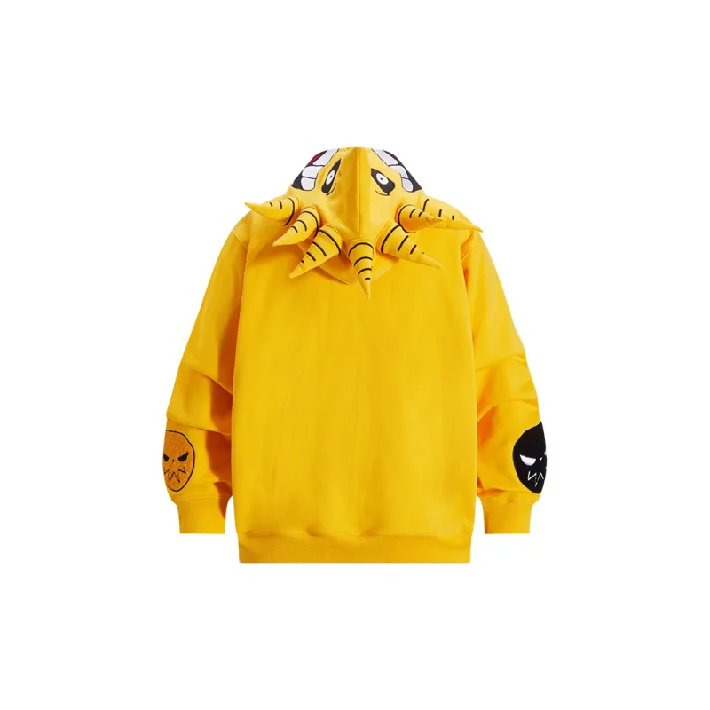 KAKAZZY Sweatshirts Unisex Yellow-4