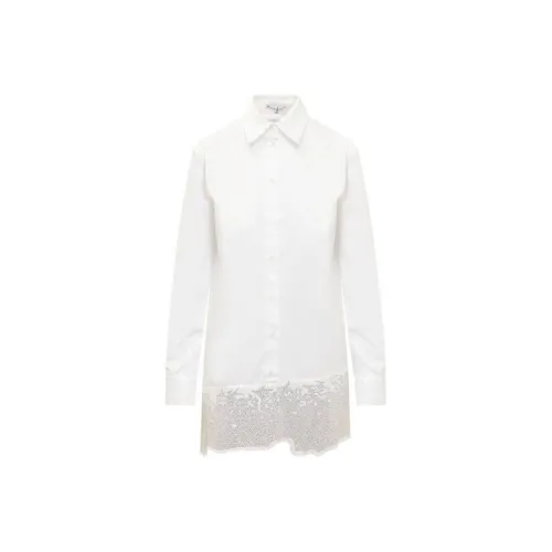 JW Anderson Crystal-embellished Cotton Shirtdress