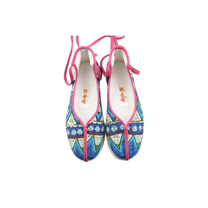 Neiliansheng Casual Single Shoes Women's Blue Pink-3