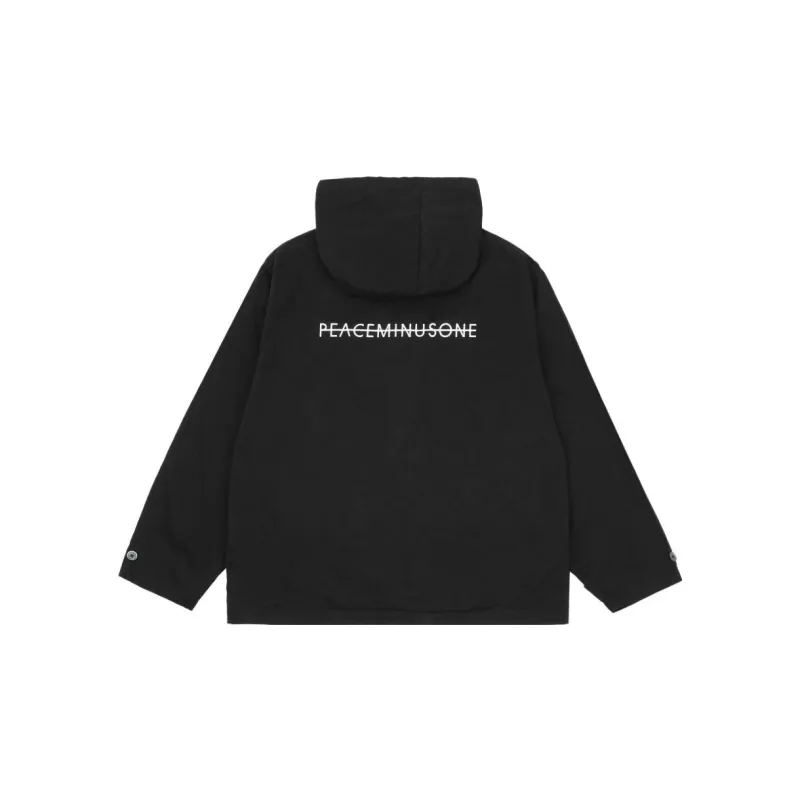 Peaceminusone Sweatshirts Unisex Black-1