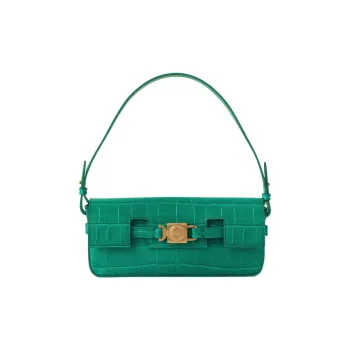 Mulberry Cow Leather Handbag Shoulder Bag Women's Emerald Green