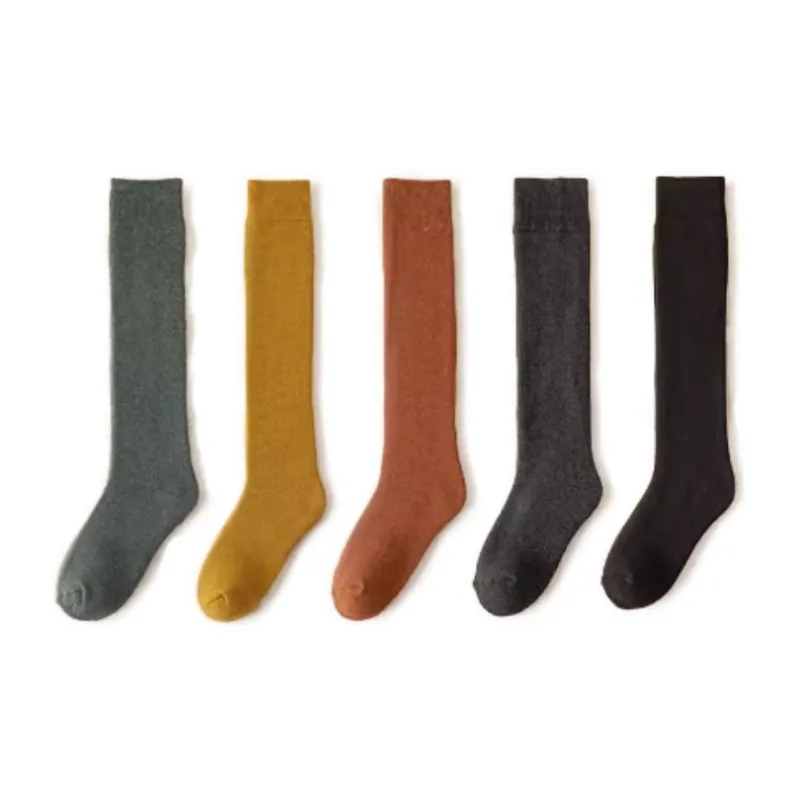 MIIOW Knee High Socks Women's 5 Pack-7