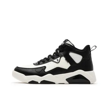361° Thermal Slip Resistant Cushioning High Top Skateboard Shoes Women's Black White