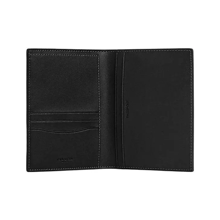 COACH PVC Wallet, Card Holder, Passport Holder Men's Dark Coffee-3