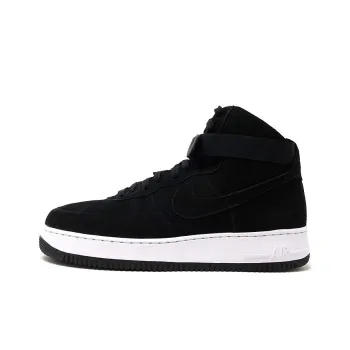 Nike Air Force 1 High '07 Triple Black Suede White