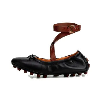 TOD'S Gommino Wraparound Style Ballerina Shoes Women's