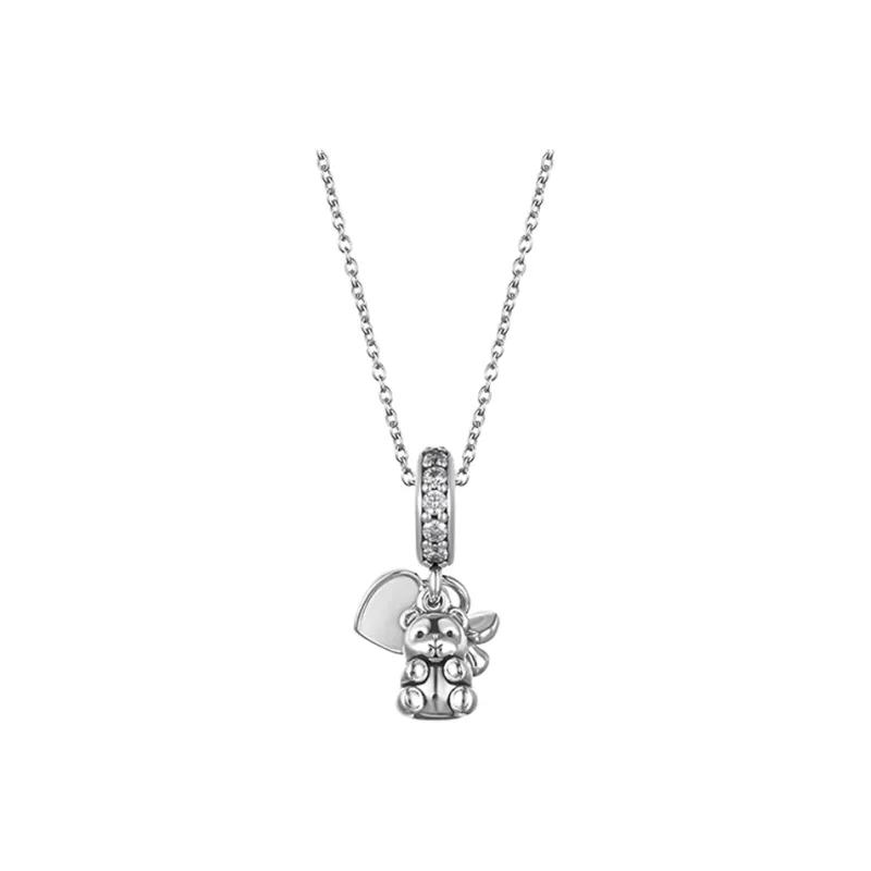 Pandora 925 Sterling Silver Necklaces Women's Silver-0