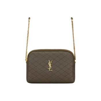 SAINT LAURENT GABY Sheepskin Shoulder Bag Crossbody Bag Regular Women's Brown