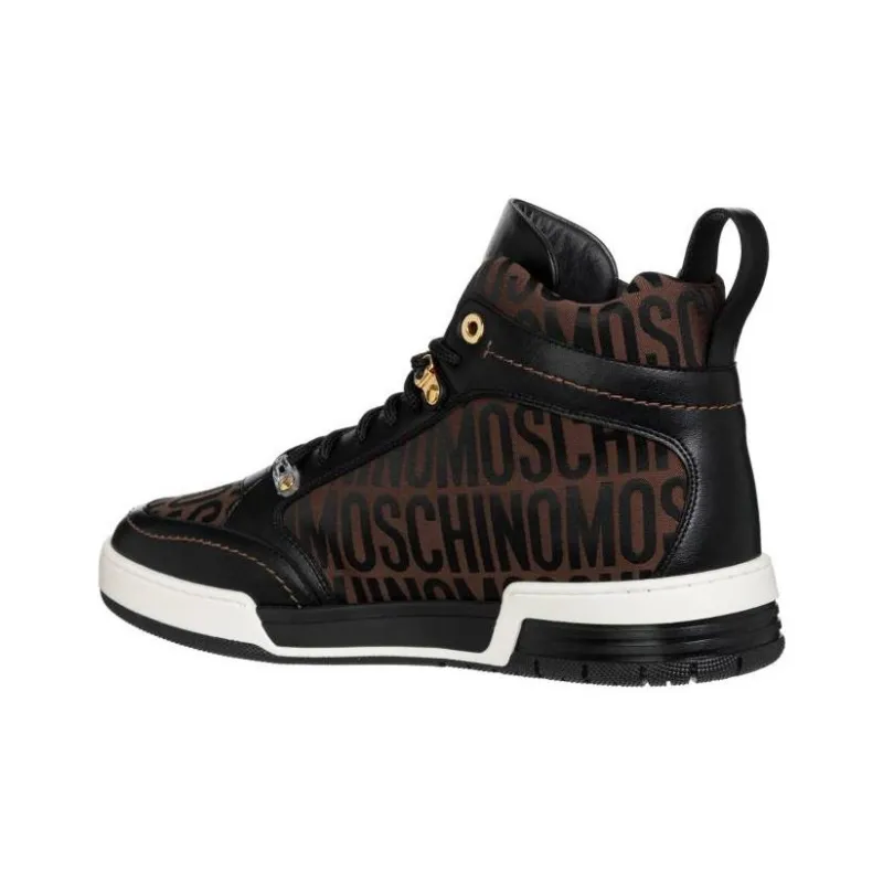 MOSCHINO Logo-print Low-top Sneakers-2
