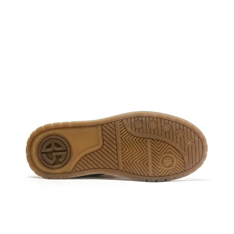 BLOCCO5 Durable Breathable Low Top Skateboard Shoes 3cm Unisex Ecru-4