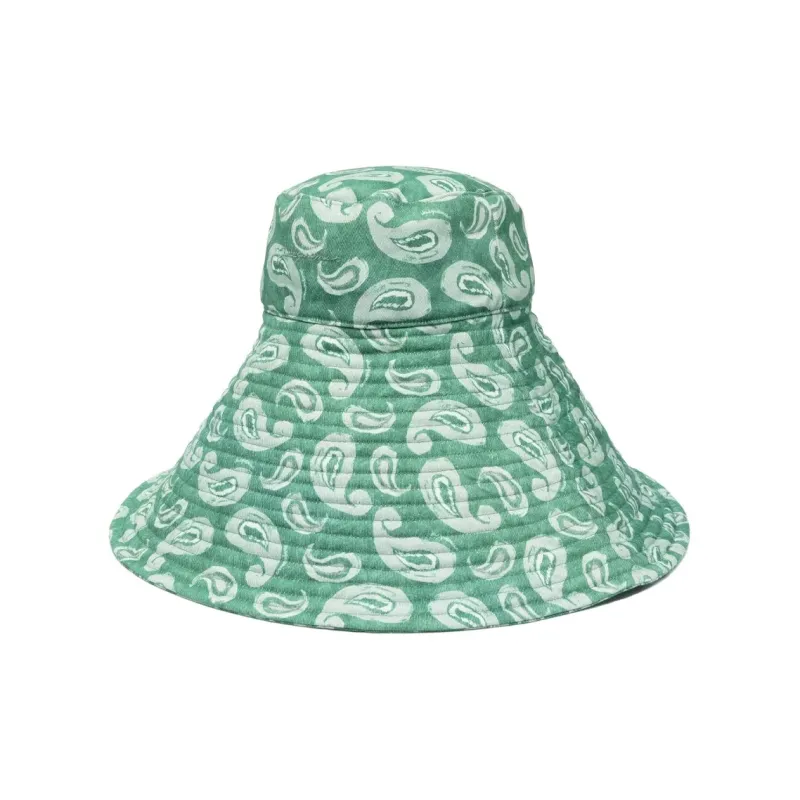 Jacquemus Cotton Bucket Hats Men's Green-0